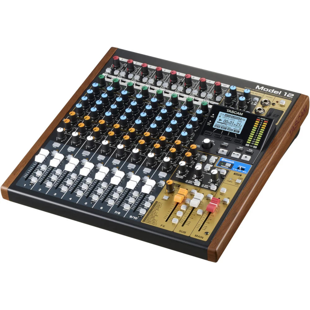 Mesa de som com 12 canais