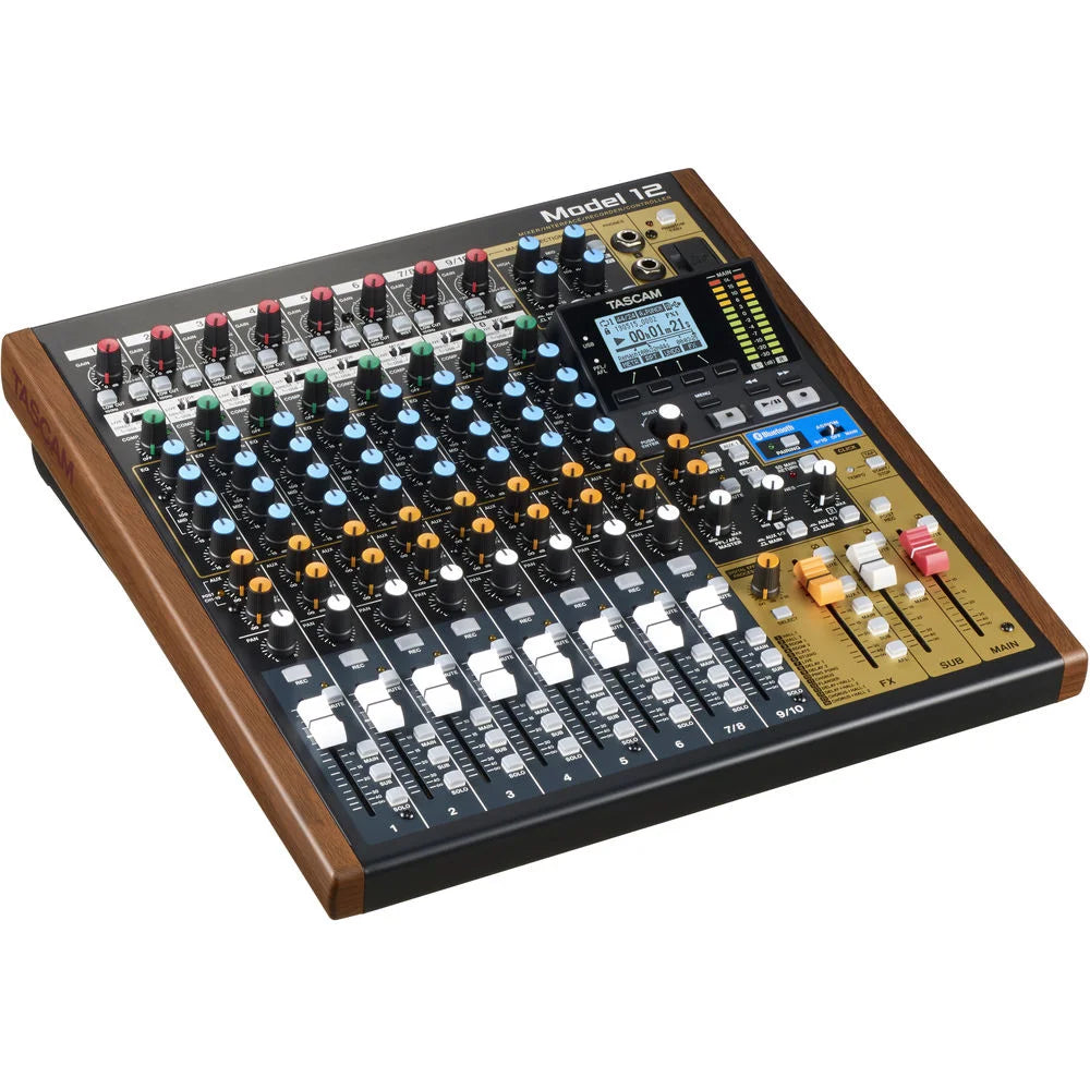 Mesa de som com 12 canais